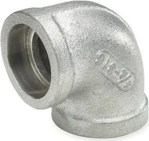 ZORO SELECT 4307004320 2" Socket Weld SS 90 Degree Elbow