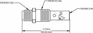 TWECO 15201141 Gas Diffuser,Tweco Gun WM250 and No 2,PK5