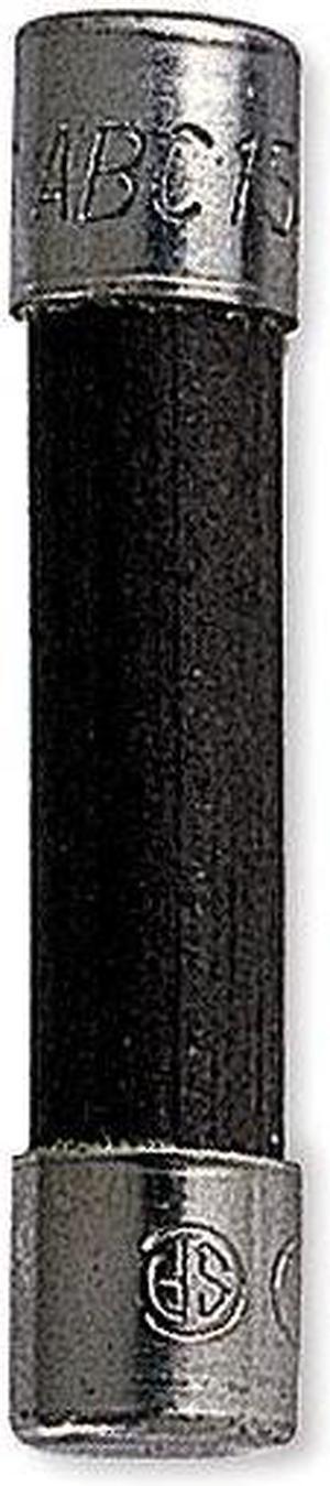 EATON BUSSMANN ABC-1-R Ceramic Fuse, Fast-Acting, 1A, 250V AC, 10kA at 125V AC,