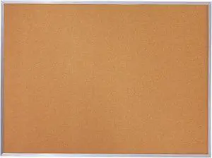 Quartet Bulletin Board, Cork, Aluminum Frame  85360