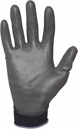 SHOWA BO500B-M Coated Gloves, Polyurethane, Smooth, Palm, 3 Abrasion Level,