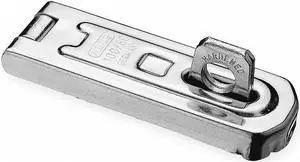 ABUS 100/80 Concealed Hinge Pin Hasp,Fixed,Chrome