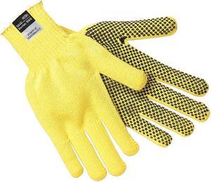MCR SAFETY 9365XL Cut Resistant Coated Gloves, A3 Cut Level, PVC, XL, 12PK