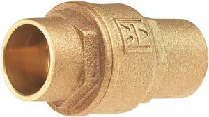 MILWAUKEE VALVE UP1548T 1 1" Solder Low Lead Bronze Spring Check Valve