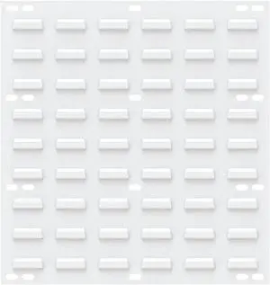 AKRO-MILS 30618TEXWHT Steel Louvered Panel, 5/16 in D x 20 in H x 18 in W, White