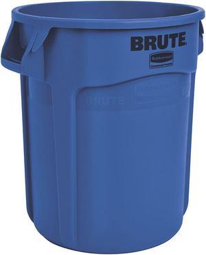 RUBBERMAID COMMERCIAL 1779699 10 gal Round Trash Can, Blue, 15 5/8 in Dia,