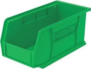 AKRO-MILS 30230GREEN Green Hang and Stack Bin, 10-7/8"L x 5-1/2"W x 5"H, Inside