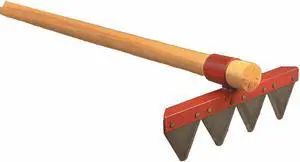 COUNCIL TOOL LW12-60 Fire Rake,Straight Handle,60 In. L
