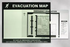 ACCUFORM DTA202 Map Holder,Fits 8 1/2 x 11 In Map