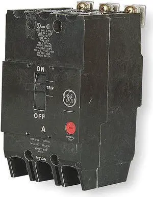 GE TEY360 Molded Case Circuit Breaker, TEY Series, 60A, 3 Pole, 277/480V AC,
