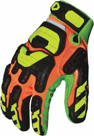 IRONCLAD PERFORMANCE WEAR LPI-CC5-07-XXXL Impact Gloves, Hook-and-Loop, 3XL, PR