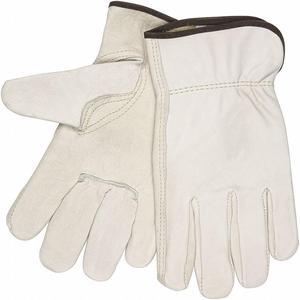 MCR SAFETY 3211L Leather Drivers Gloves, Cowhide, Premium Grade, Shirred