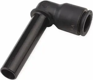 LEGRIS 3184 56 00 Extended Elbow, 1/4 in Tube Size, Nylon, Black, 10 PK