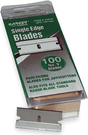 GARVEY 091461 Utility Blade, Retractable, Utility, General Purpose, 1-1/2" L.