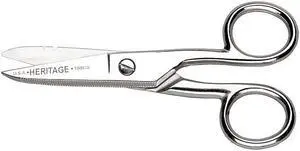 HERITAGE 100CS Serrated Electrician Scissors with Stripping