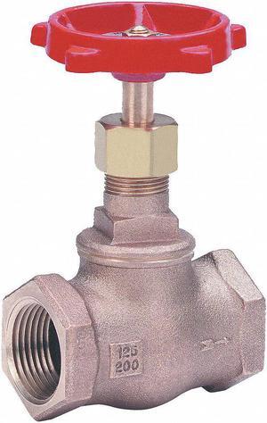 MILWAUKEE VALVE 502 3/4 Globe Valve,Class 125,3/4 In.