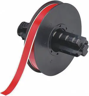 BRADY B30C-500-595-RD Tape, Red, Labels/Roll: Continuous