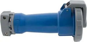 HUBBELL WIRING DEVICE-KELLEMS HBL330C6W Watertight Pin & Sleeve Connector, 30