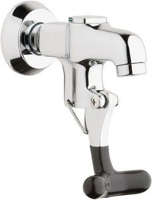 CHICAGO FAUCET 312-ABCP Glass Filler, Manual, Single Hole Only Mount, 1 Hole