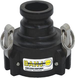BANJO 303B200A 3" Female Coupler x 2" Male Adapter Reducing Coupling