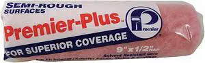 PREMIER 937 9" Paint Roller Cover, 1/2" Nap, Polyester/Knit
