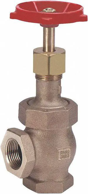 MILWAUKEE VALVE 582 1-1/4 Angle Globe Valve,Class 300,1-1/4 In.