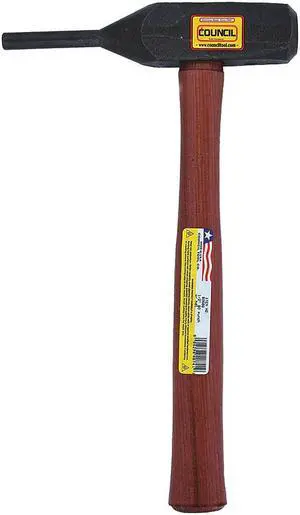 COUNCIL TOOL BO875 Back-Out Punch,w/ Handle,7/8 x 15 In L