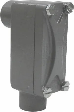 HUBBELL KILLARK XLB-1 Conduit Outlet Body,Aluminum,LB