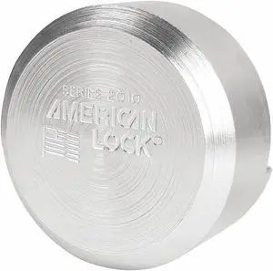 AMERICAN LOCK A2010KA Padlock, Keyed Alike, Hidden Shackle, Round Steel Body,