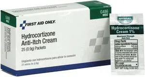 Hydrocortisone Anti-Itch Cream 0.03 oz Packet 25/Box G486