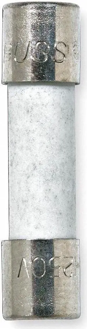 EATON BUSSMANN S505-1-R Ceramic Fuse, Time-Delay, 1A, 250V AC, 1.5kA at 250V