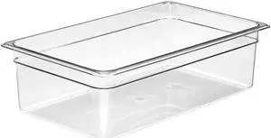 CAMBRO CA16CW135 Food Pan,Full Size, Clear,PK6