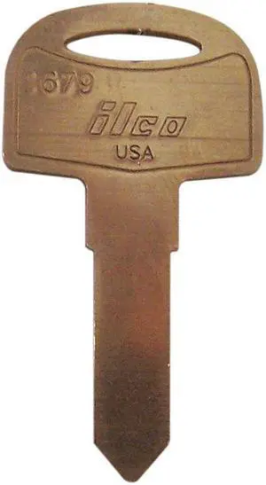 KABA ILCO 1679 Key Blank,Brass,1679,PK10