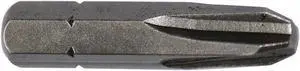 Apex Insert Bit,SAE,1/4",Hex,#2,1",PK5  440-27X-5PK