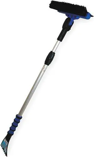MALLORY 583-EP Snow Brush,Pivot Head,Alum,34 to 52 In