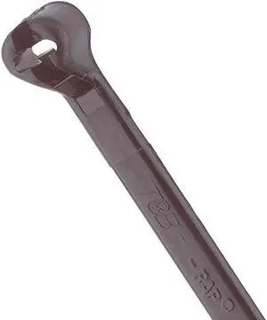 TY-RAP TY526MX Cable Tie, 11-1/2 in L, 3 in Max Bundle Dia., Black, Nylon 6/6,