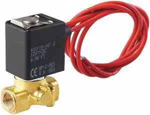 ASCO U8256A091V Solenoid Valve, 2-Way, 2-Position, Normally Closed, 1/8 in Pipe