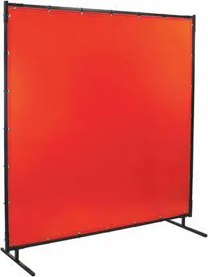 STEINER 538-4X6 Welding Screen, Transparent Vinyl, 6 ft W., 4 ft. H., 13 oz/sq