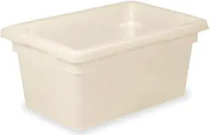 RUBBERMAID COMMERCIAL FG350400WHT Food/Tote Box,20 qt.,White