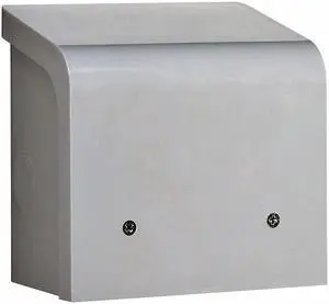 RELIANCE CONTROLS PBN30 Non-Metallic Power Inlet Box,Amps 30