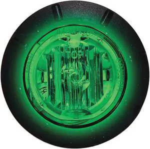 MAXXIMA M09400G Courtesy Light,6 LED,1-1/4In Round,Green
