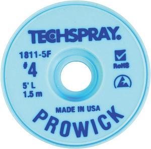 Techspray Pro Wick Blue #4 Braid - AS Blue   1811-5F