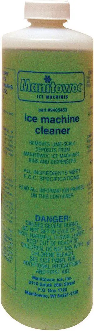 MANITOWOC 84 Ice Machine Cleaner,16 oz.,Green