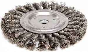 WEILER 96022 Twist Wire Wheel Wire Brush, Arbor, 6"