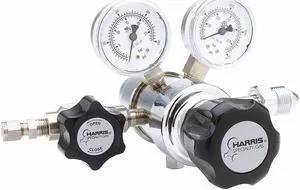 HARRIS KH1057 High Purity Gas Regulator, Hydrogen, Methane, Two Stage,