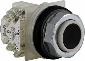 SCHNEIDER ELECTRIC 9001KR3BH13 Non-Illuminated Push Button, 30 mm, 1NO/1NC,