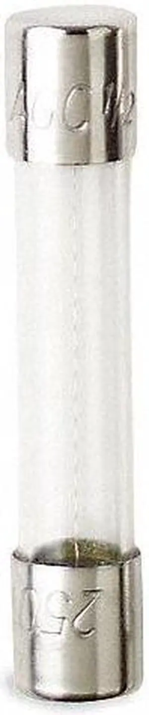 EATON BUSSMANN AGC-1-R Glass Fuse, Fast-Acting, 1A, 250V AC, 10kA at 125V AC,