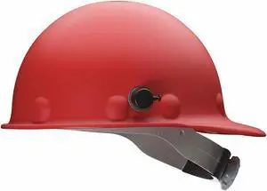 Hard Hat,Front Brim,G,Ratchet,Red FIBRE-METAL BY HONEYWELL P2HNQRW15A000