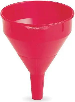 Polyethylene,2 qt,8-3/16",8-1/2",1-1/16" FUNNEL KING 32002