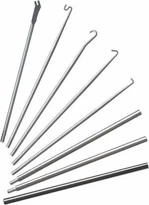 MOODY TOOL 55-1857 Threaded Spring Tool Kit,Light,8Pc